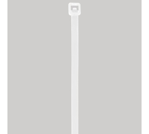 Стяжка (хомут) нейлоновая сверхпрочная POWER LOCK, 2,5х200 мм, КОМПЛЕКТ 100 шт., белая, SONNEN, 607920