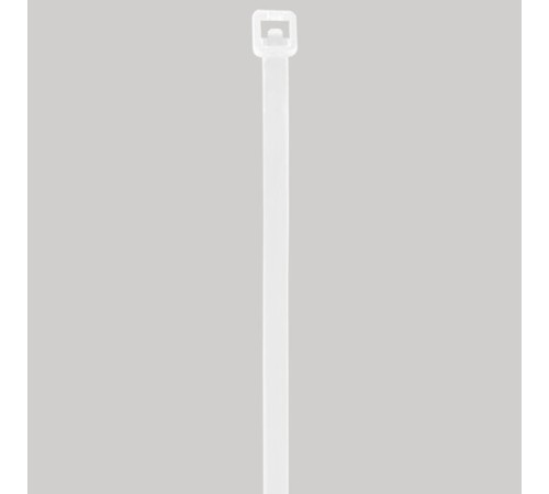 Стяжка (хомут) нейлоновая сверхпрочная POWER LOCK, 3,6x250 мм, КОМПЛЕКТ 100 шт., белая, SONNEN, 607922