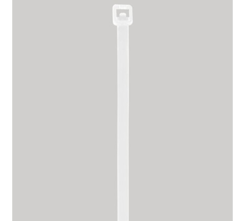 Стяжки (хомуты) нейлоновые сверхпрочные НАБОР 150 шт. (2,5х100/150 мм; 3,6х200 мм), белые, SONNEN, 607927