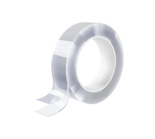 Многоразовая двухсторонняя прозрачная крепежная лента 