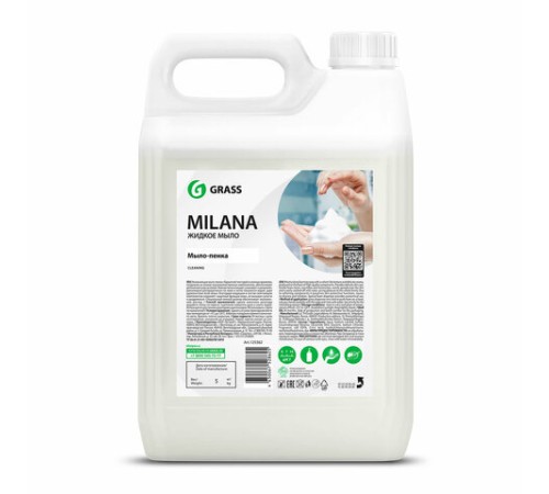 Мыло-пена жидкое 5 кг, GRASS MILANA 