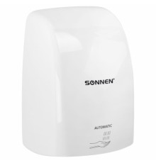 Сушилка ВЫСОКОСКОРОСТНАЯ для рук SONNEN HD-FL-2009, 1200 Вт, пластиковый корпус, белая, 607959
