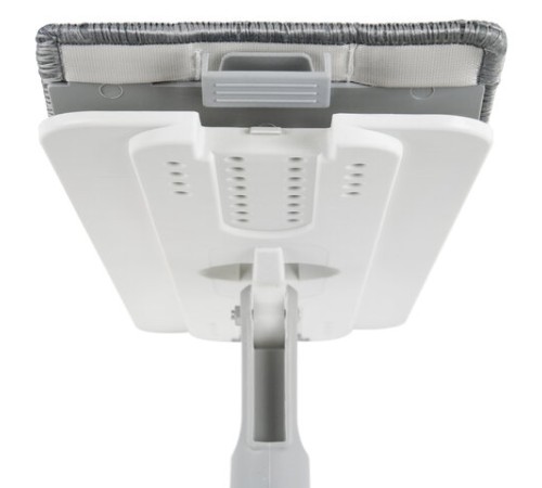 Швабра с отжимом и ведром 11л/9л, двухкамерное, ProClean, насадка из микрофибры карманы с 2-х сторон, белый, LAIMA, 607979