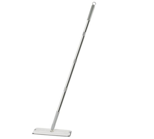 Швабра с отжимом и ведром 11л/9л, двухкамерное, ProClean, насадка из микрофибры карманы с 2-х сторон, белый, LAIMA, 607979