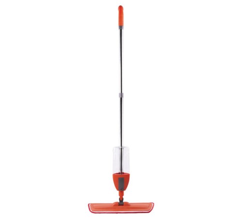 Швабра с распылителем воды плоская для мытья полов и уборки 