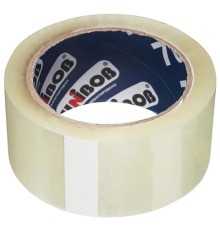 Клейкая лента упаковочная UNIBOB 700 суперклейкая 48 мм х 66 м, прозрачная, толщина 47 микрон, 29895