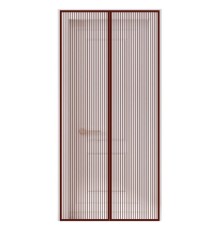Москитная сетка дверная на магнитах 100х210 см, антимоскитная, коричневая, DASWERK (ДАСВЕРК), 607986