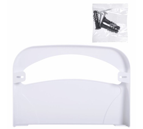 Диспенсер для покрытий на унитаз LAIMA PROFESSIONAL LSA (Система V1) 1/2 сложения, белый, ABS-пластик, 607993, 3460-0