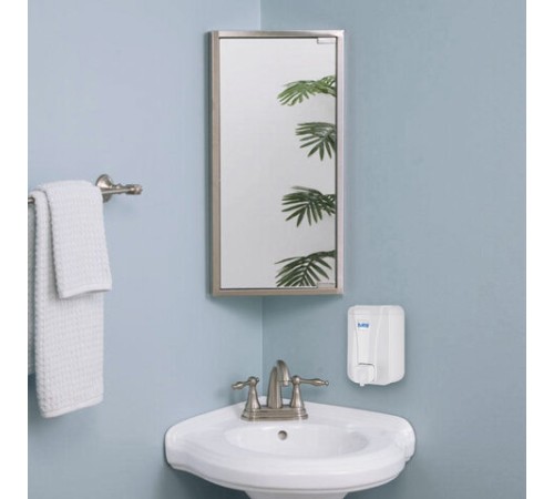 Дозатор для жидкого мыла LAIMA PROFESSIONAL LSA, НАЛИВНОЙ, объем 0,5 л, цвет белый, 607994, 3420-0