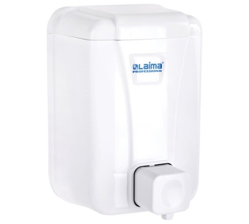 Дозатор для жидкого мыла LAIMA PROFESSIONAL LSA, НАЛИВНОЙ, объем 0,5 л, цвет белый, 607994, 3420-0