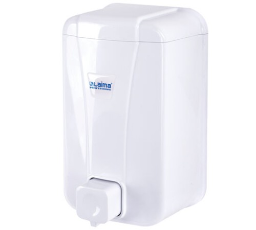 Дозатор для жидкого мыла LAIMA PROFESSIONAL LSA, НАЛИВНОЙ, объем 1 л, цвет белый, 607995, 3430-0