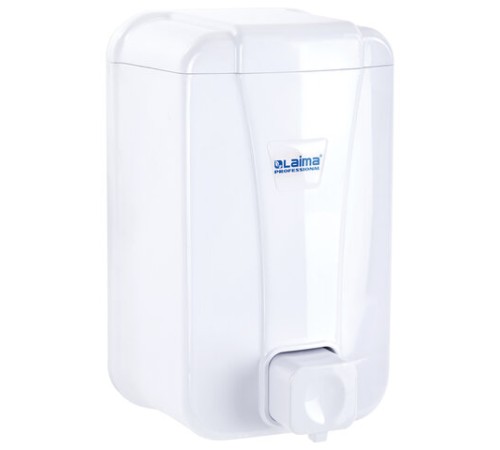 Дозатор для жидкого мыла LAIMA PROFESSIONAL LSA, НАЛИВНОЙ, объем 1 л, цвет белый, 607995, 3430-0