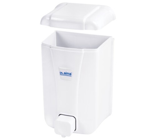 Дозатор для жидкого мыла LAIMA PROFESSIONAL LSA, НАЛИВНОЙ, объем 1 л, цвет белый, 607995, 3430-0