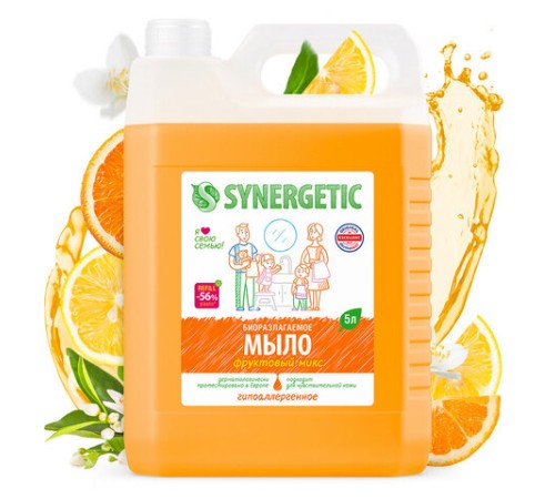 Мыло жидкое 5 л SYNERGETIC 