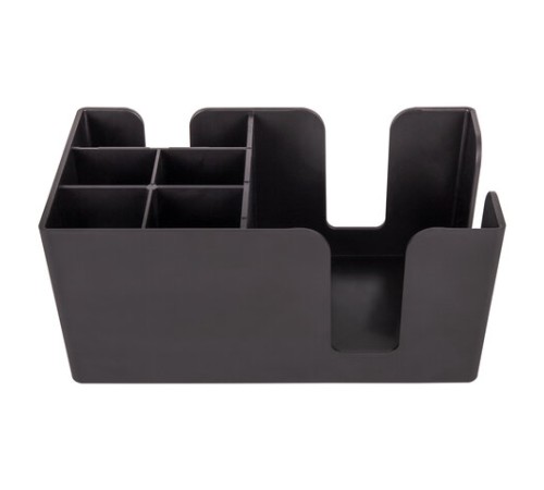 Подставка органайзер барный (шесть отделений) для салфеток, сахара, размешивателей, зубочисток, трубочек, ложечек, LAIMA, 608100