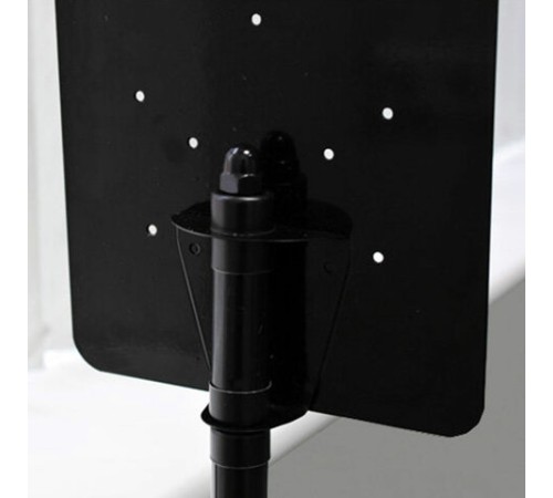 Стойка для дозатора антисептика и мыла, высота 1,4 м, сталь, черная, СД-1, СД-1Ч