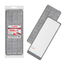 Насадки МОП для швабры (кармашки с 1-й стороны) КОМПЛЕКТ 2 шт., микрофибра, 33х12,5 см, LAIMA, 608143