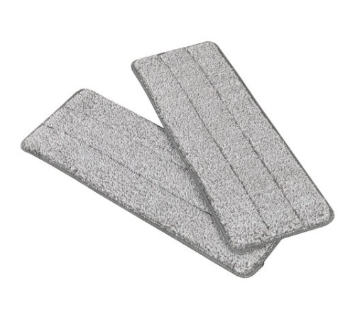 Насадки МОП для швабры (кармашки с 1-й стороны) КОМПЛЕКТ 2 шт., микрофибра, 33х12,5 см, LAIMA, 608143