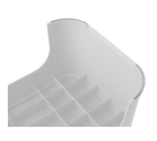 Стремянка-табурет-подставка 1 ступень, пластиковая, 16х34х26 см, нагрузка 200 кг, серый/бежевый, 434150065