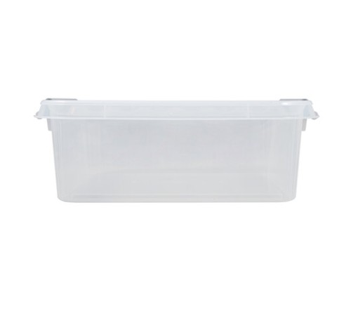 Ящик-контейнер 23 л с КРЫШКОЙ НА ЗАЩЕЛКАХ 