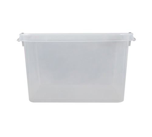 Ящик-контейнер 36 л с КРЫШКОЙ НА ЗАЩЕЛКАХ 