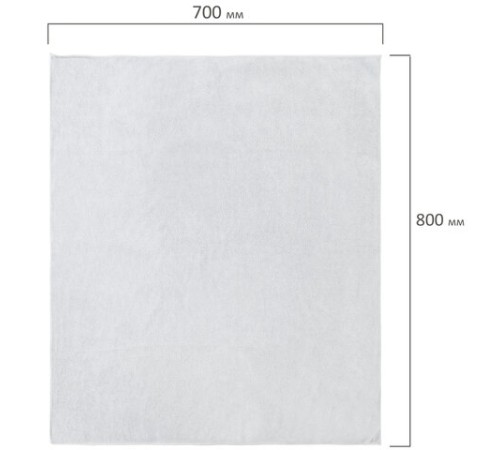 Тряпка для мытья пола из микрофибры 70х80 см 