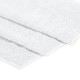 Салфетка из МИКРОФИБРЫ 50х100 см, WHITE ULTRA DENSE OVERLOCK, белая, 280 г/м2, LAIMA HOME, 608226