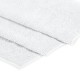 Салфетка из МИКРОФИБРЫ 40х80 см, WHITE ULTRA DENSE OVERLOCK, белая, 280 г/м2, LAIMA HOME, 608227