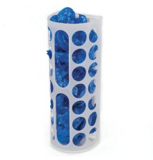 Держатель контейнер корзина XL для пакетов, мешков, бахил, 45х16х13 см, комплект крепежа, PREMIUM, 608283