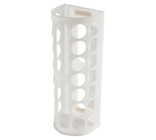 Держатель контейнер корзина XL для пакетов, мешков, бахил, 45х16х13 см, комплект крепежа, PREMIUM, 608283