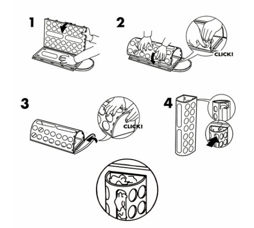 Держатель контейнер корзина XL для пакетов, мешков, бахил, 45х16х13 см, комплект крепежа, PREMIUM, 608283