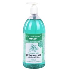 Мыло-крем жидкое с АНТИБАКТЕРИАЛЬНЫМ ЭФФЕКТОМ 1 л ЗОЛОТОЙ ИДЕАЛ 