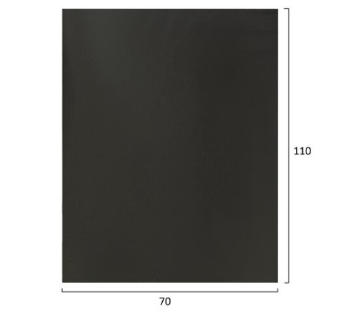 Мешки для мусора 120 л, черные, в пачке 50 штук, прочные, ПВД 28 мкм, 70х110 см, 608326