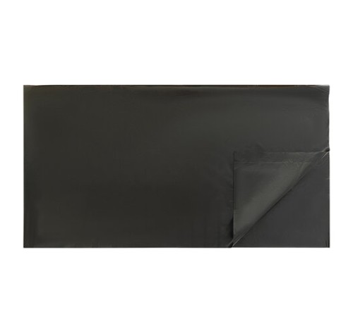 Мешки для мусора 200 л, черные, в пачке 50 штук, прочные, ПВД 37 мкм, 90х130 см, 608328