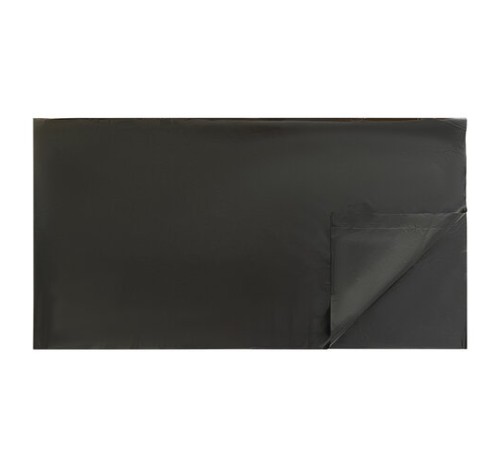 Мешки для мусора 240 л, черные, в пачке 50 штук, прочные, ПВД 43 мкм, 100х140 см, 608329