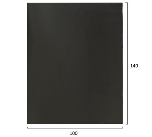 Мешки для мусора 240 л, черные, в пачке 50 штук, прочные, ПВД 43 мкм, 100х140 см, 608329