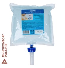 Картридж с жидким мылом-гелем для тела и волос одноразовый (Система S2), 0,475 л, KEMAN, 100026-0475