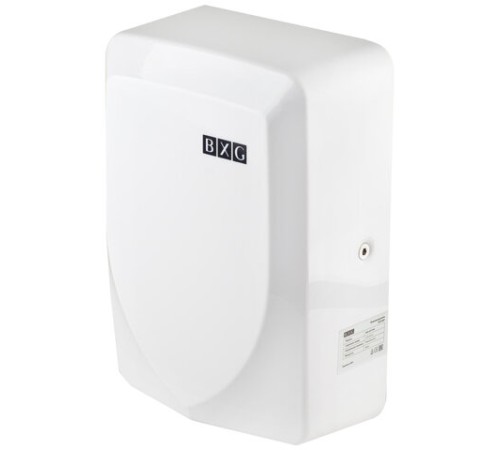 Сушилка для рук BXG-JET-3100, 1000 Вт, ультрафиолет, пластик, белая