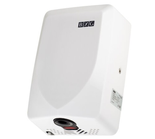 Сушилка для рук BXG-JET-3100, 1000 Вт, ультрафиолет, пластик, белая