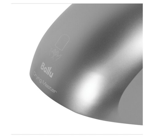 Сушилка для рук BALLU BAHD-2000DM Silver, 2000 Вт, пластик, серебро