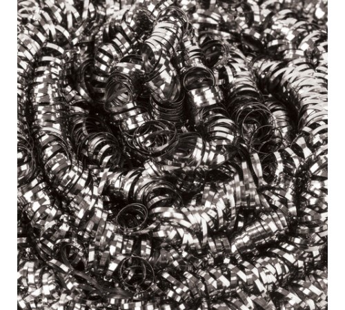 Губка (мочалка) металлическая, спиральная, 27 г, СРЕДНЯЯ, для посуды, гриля, плиты, YORK, 2010