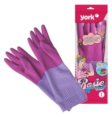 Перчатки МНОГОРАЗОВЫЕ резиновые YORK 