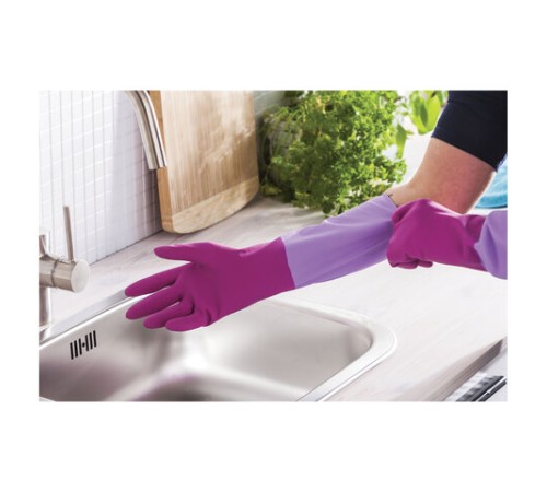 Перчатки МНОГОРАЗОВЫЕ резиновые YORK 