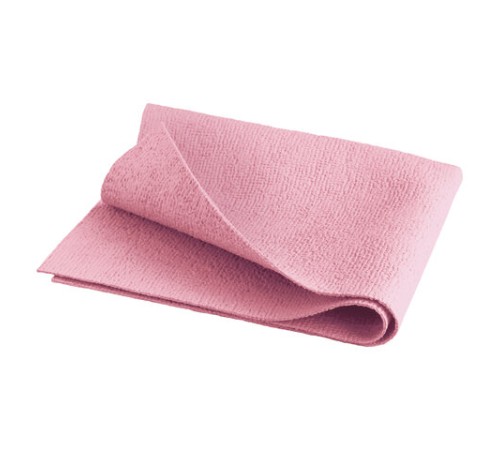 Салфетка из МИКРОФИБРЫ ГУБЧАТАЯ PVA/ПВА СУПЕРВПИТЫВАЮЩАЯ 30х35 см, Long Fresh, розовая, 275 г/м2, YORK, 26250