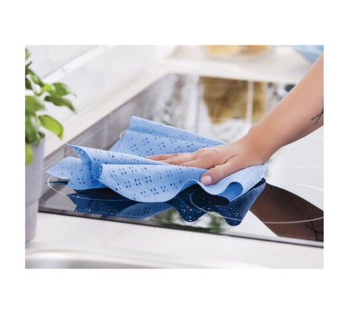 Салфетки ВИСКОЗА-ХЛОПОК 35х50 см, СУПЕРВПИТЫВАЕМОСТЬ, КОМПЛЕКТ 5 шт., 85 г/м2, Premium, YORK, 20310