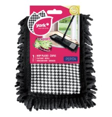 Насадка МОП плоская 39х9 см из микрофибры СИНЕЛЬ высокий ворс, для швабры 