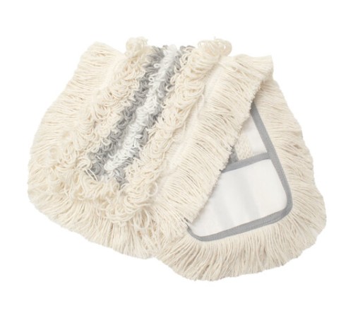 Насадка МОП плоская 42х10 см из хлопка, плотный ворс, для швабры 