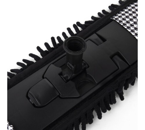 Швабра с флаундером 40 см с насадкой МОП, черенок 85-140 см, насадка МОП (608414), YORK 