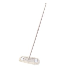 Швабра с флаундером 40 см с насадкой МОП, черенок 85-145 см, насадка МОП (608415), YORK 