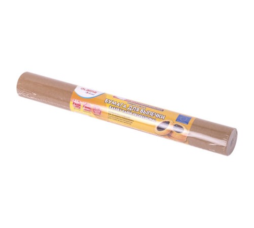 Бумага для выпечки профессиональная силиконизированная 38 см х 25 м, 41 г/м2, LAIMA, 608436